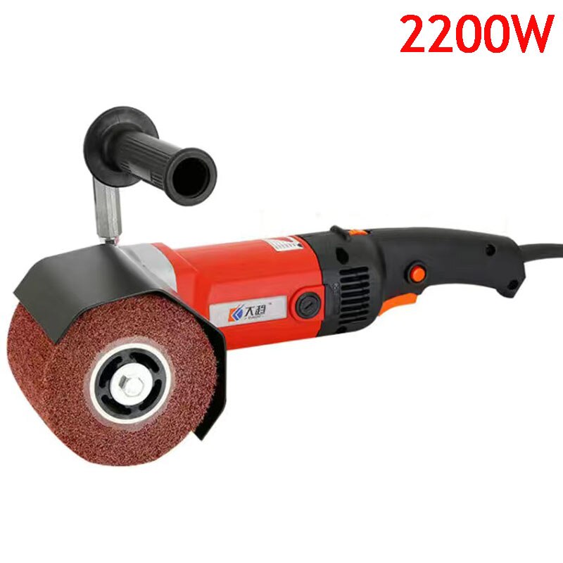 Polisseuse industrielle 2200w, 3000 tr/min, Machine à polir pour fils métalliques, bois, céramique, carrelage