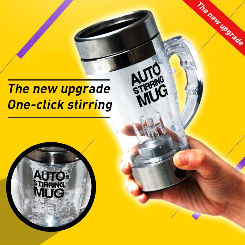 Shaker Bottles Electric Stirring Cup Shaker Bottle 350ml Electric Self Mixing Home Office Automatic Self Stirring Coffee Mug Cup