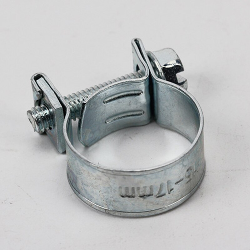 10PCS/Set Car Fuel Hose Clips Hoses Clamps Set Mini Carbon Steel Air Hose Clamp Diesel Petrol Pipe Clips Auto Hose Parts