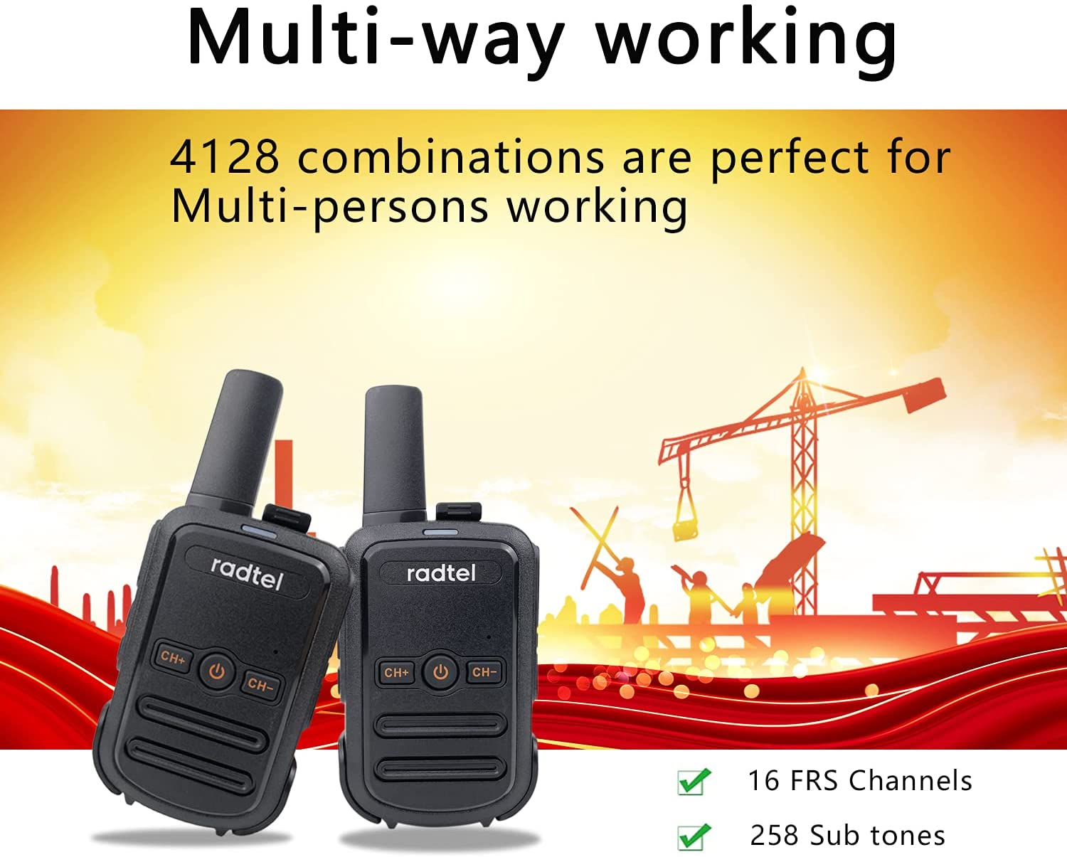 Mini walkie-talkie RT12, Radio de dos vías, comunicador FRS PMR radios, para Hotel y negocios, 1 o 2 uds.
