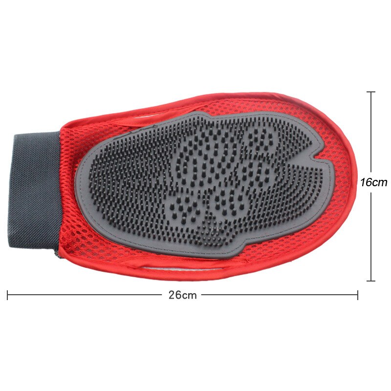 Guante de aseo para mascotas cepillo para quitar el pelo, gato, perro con pelo, Deshedding, peines de perro suave y eficiente, productos de masaje para Baño de mascotas 20
