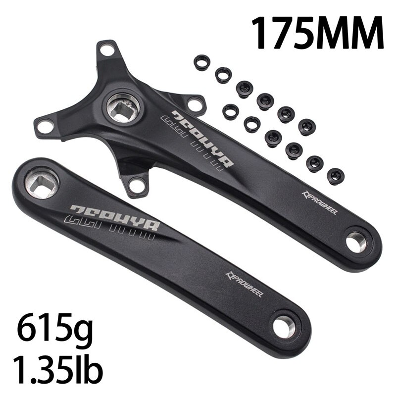 Mtb 104 bcd veivhus tannhjul sykkel firkantet skrog 170mm 175mm krank 32t 34t 36t 38t runde smale brede