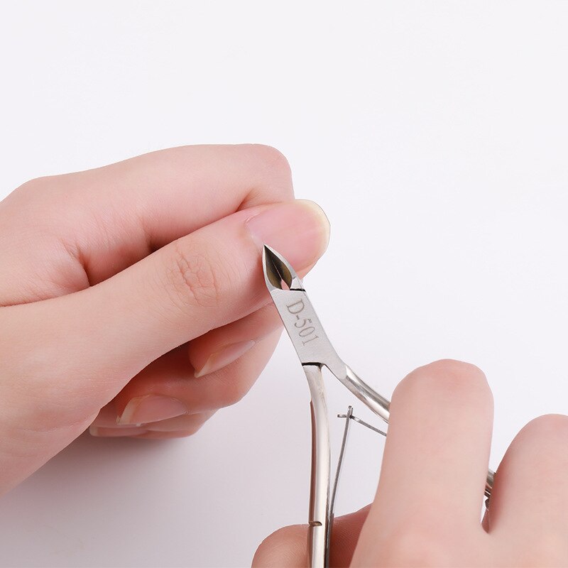 Empujador de cutícula de acero inoxidable, removedor de cara, dedo, piel muerta, empujador de cutícula, manicura, herramienta de cuidado de uñas 2 uds