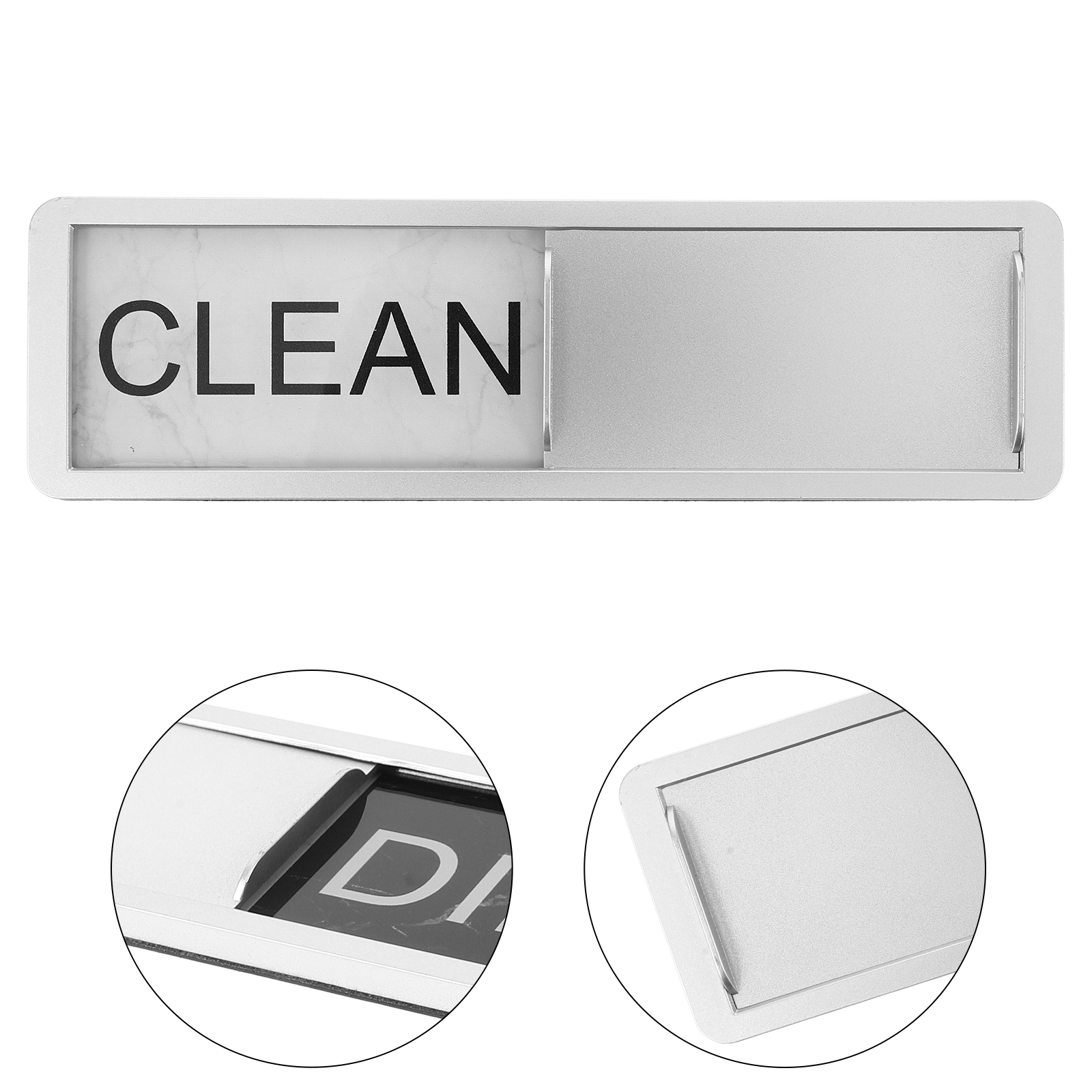 Magnet Dishwasher Tiles Magnets Sign Clean Dirty Magnetic Double Sided Abs Washing Machine: Default Title