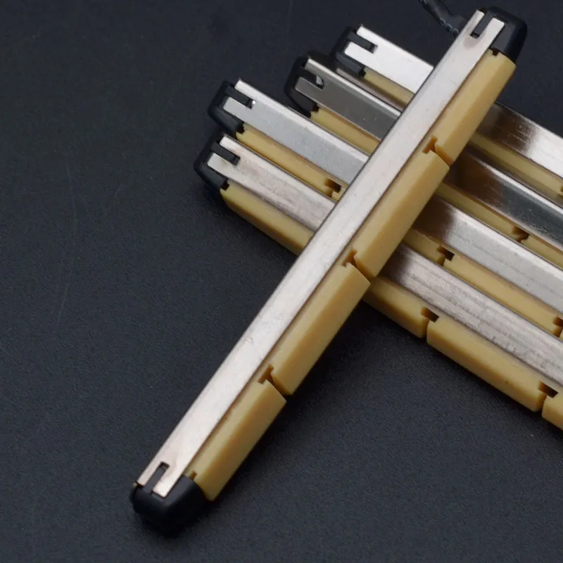 Transductor bajo puente, pastilla piezoeléctrica de cerámica, instrumentos de cuerda para guitarras acústicas de 4/6 cuerdas, bajo, 1 ud.