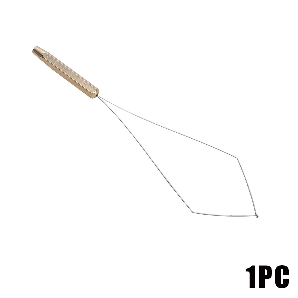 Enhebrador de bobina de latón, hilo para atar pesca con mosca, herramienta de medio enganche, herramientas de encuadernación de insectos para pesca con mosca, 1 ud.