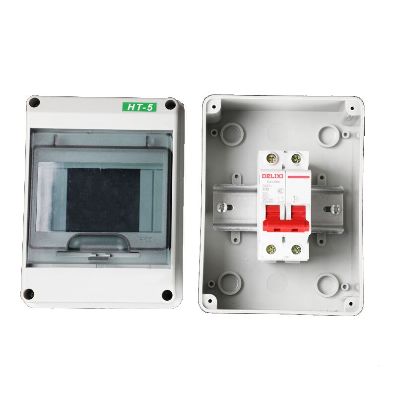 110*153*95mm HT- 2 5way IP65 Household waterproof dustproof Illumination distribution box power DB plastic Junction Wire Box