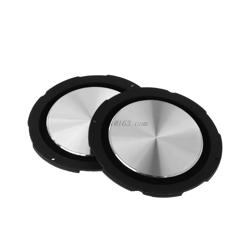 Radiador pasivo de graves, diafragma de altavoz de 55mm, auxiliar, membrana de vibración, Woofer, accesorios de bricolaje, 2 uds.