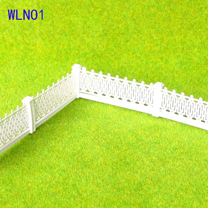 2pcs 1:100 100cm ABS courtyard fence garden fence DIY sand table building model material diy toy parts baby toys for children: WLNO1