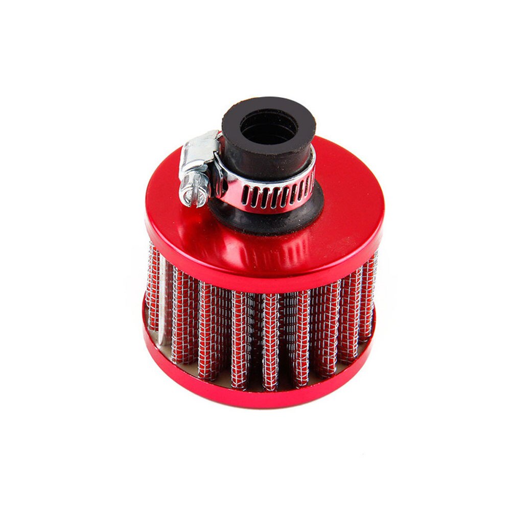 Filtro de aire para motocicleta, accesorio Universal de 12mm y 25mm, para entrada de aire frío, cárter de alto flujo, cubierta de ventilación, Mini filtros de respiración