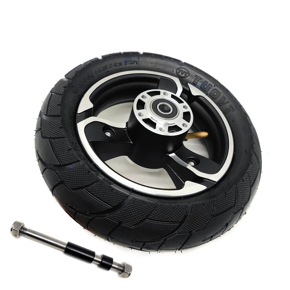 8 1/2 x 3.0 pneumatikdäck för elektrisk scooter zero 9 framhjul 8 1/2 x 2 (50-134)  uppgradering av inre och yttre däck och aluminiumfälg