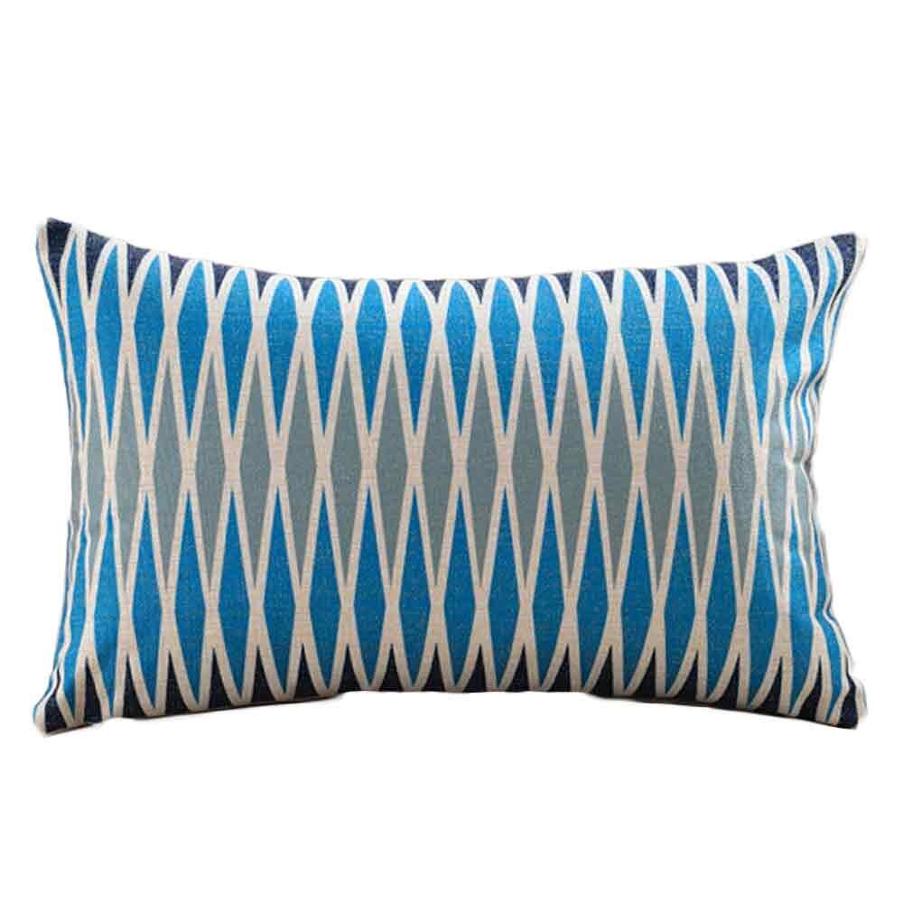 Kussensloop met geometrische print, café, woondecoratie, kussenhoezen, rechthoekig, eenvoudig element, funda almohada