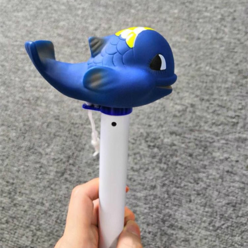 Tegneserie dyr form badekar fiskedam swimmingpool rør termometer flydende haj termometer k -1020b