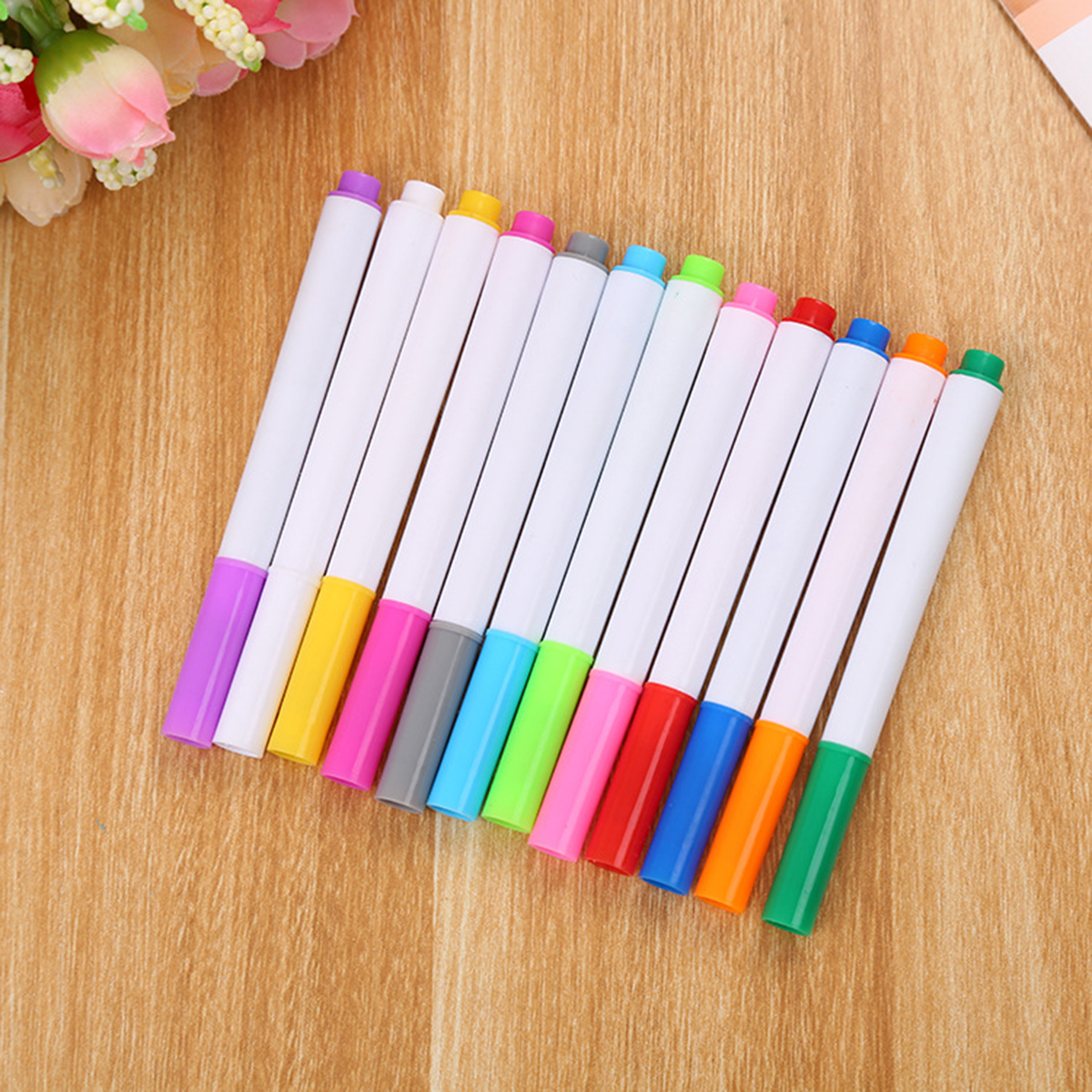 3-25 stks/set Wit/Kleuren Vloeibaar Krijt Uitwisbare Pen Marker Voor Glazen Ramen Elektronische Schoolbord Krijtbord Whiteboard marker