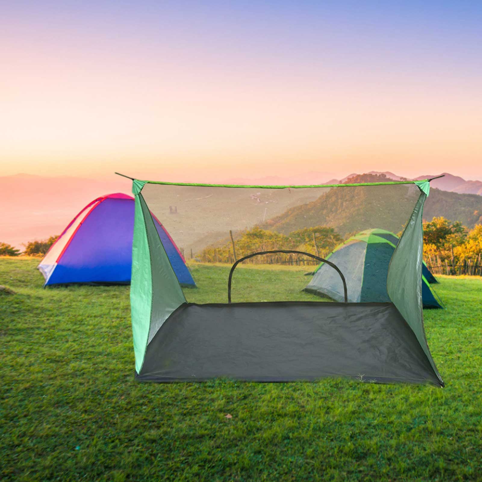 Ultralight Anti Mosquito Summer Mesh Tent 210x120x110cm 1-2 Person Rodless Outdoor Camping tent Portable Beach Inner Mesh Tent