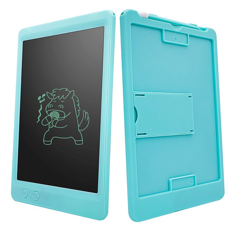 Partially erasing drawing board children&#39;s graffiti board LCD handwriting tablet portable digital drawing tablet educational toy: 10 inch blue