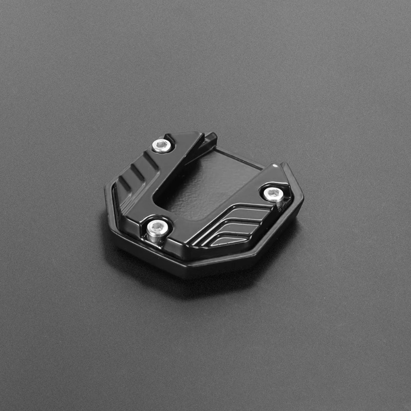 Extensor Universal de soporte para motocicleta y patinete, soporte lateral para pie, placa de soporte antideslizante, Base agrandada