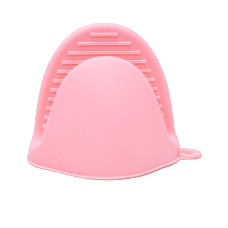 Oven Mitts Silicone Heat Resistant Pinch Mitts, Cooking Pinch Grips, Pot Holder and potholder for kitchen: Pink