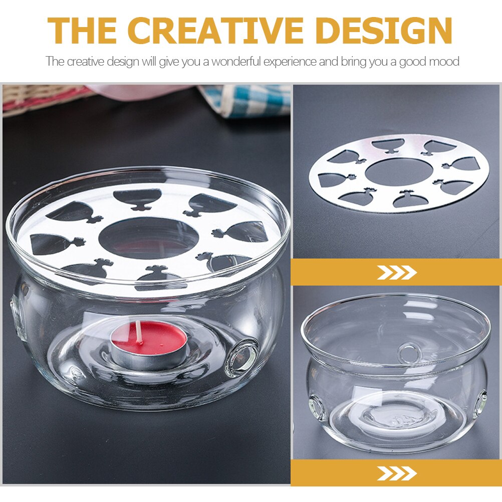 Household Teapot Warmer Tea Candle Holder Teapot Heating Base Restaurant Teapot Pedestal