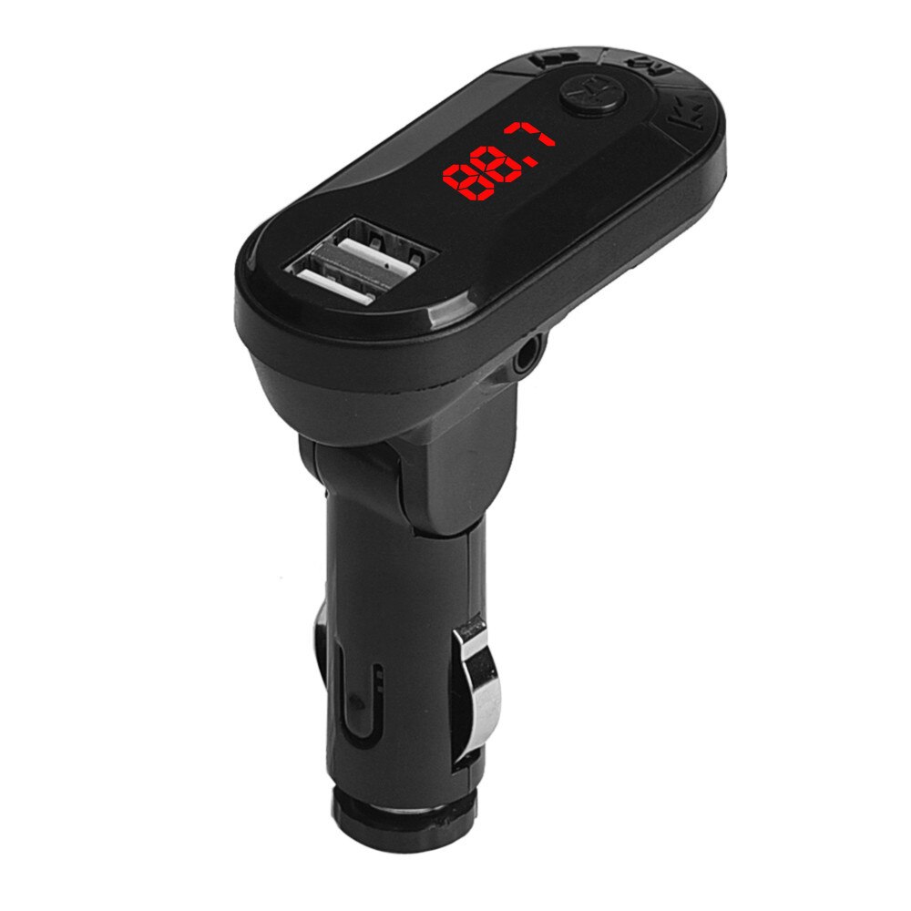 neue Wireless FM Transmitter MP3 Player Car Kit USB TF SD Fern Mini Mp3 Player Musik Walkman Sport: Black