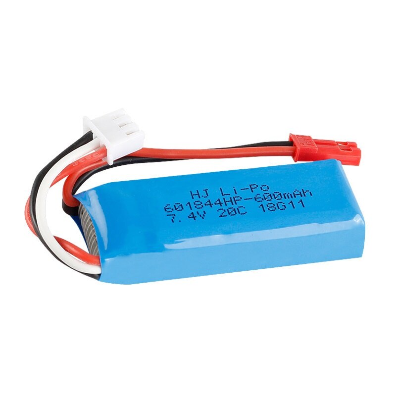 7.4V 600mAh 20C Lipo Battery for WLtoys K969 K979 K989 K999 P929 P939 RC Car Parts 2s 7.4v Battery 4pcs/lots