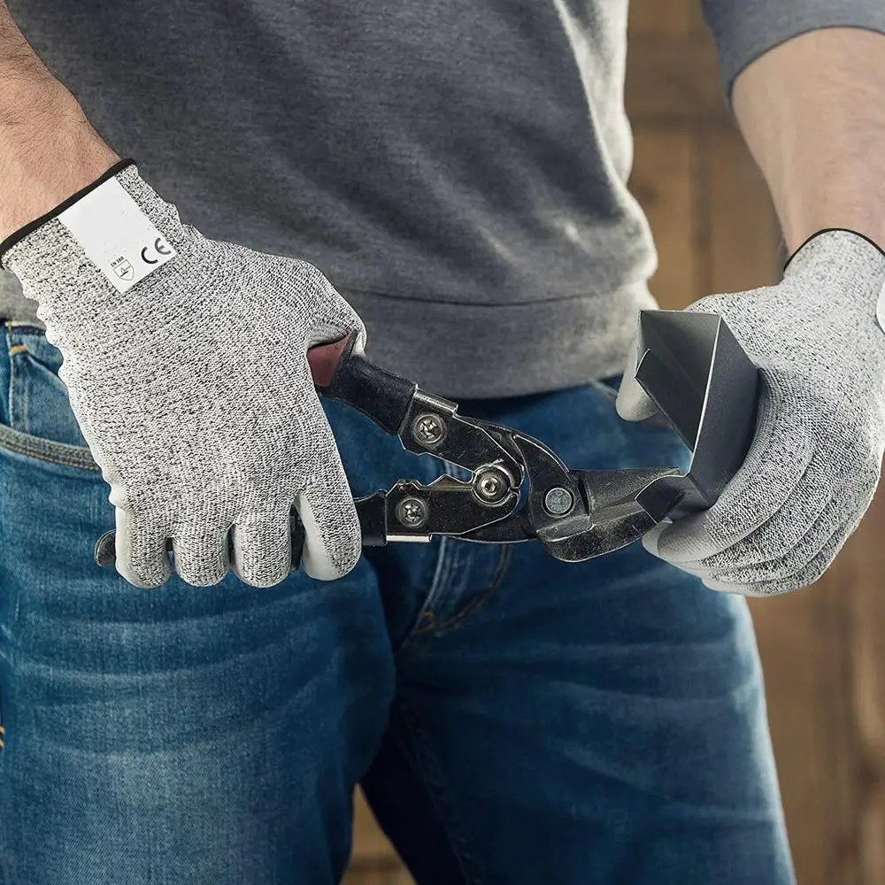 1 paar Ebene 5 Schneiden Prävention Kochen Handschuhe Hitzebeständige Schweißen Handschuhe Hohe Temperatur Küche Grill Handschuh Verhindern