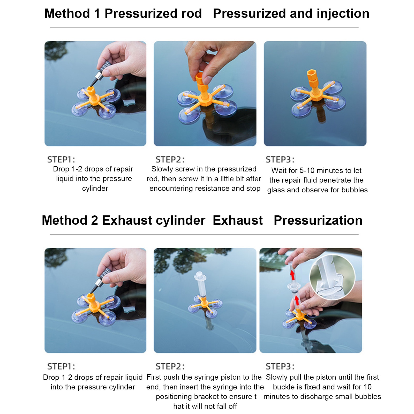 Windshield Repair Kit Auto Windshield Crack Repair Resin Tool Car Glass Repair Fluid Front Windshield Scratch Crack Repair Agent