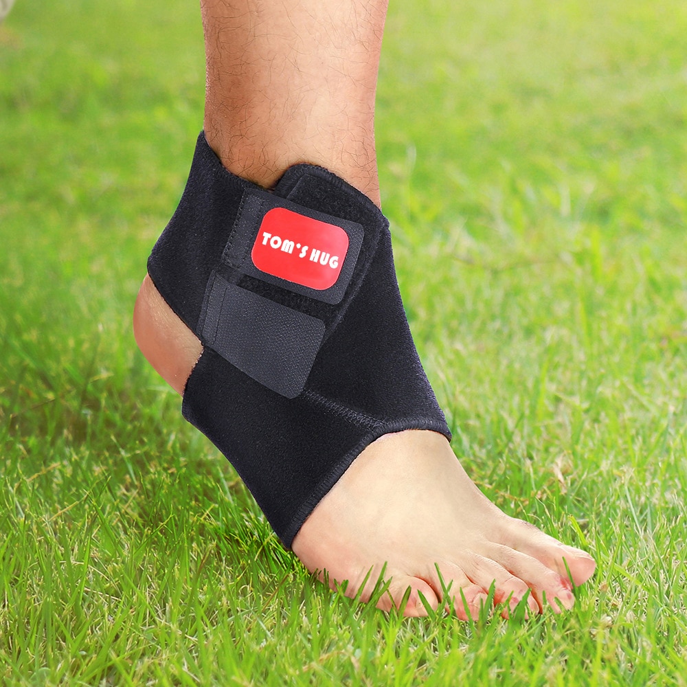 Tobillera presurizable con soporte cálido para el tobillo, Tom's Hug, deporte, bicicleta, gimnasio, Anti pulverización, tobillos, protección, cuidado de enfermería, color negro, 1 Uds.