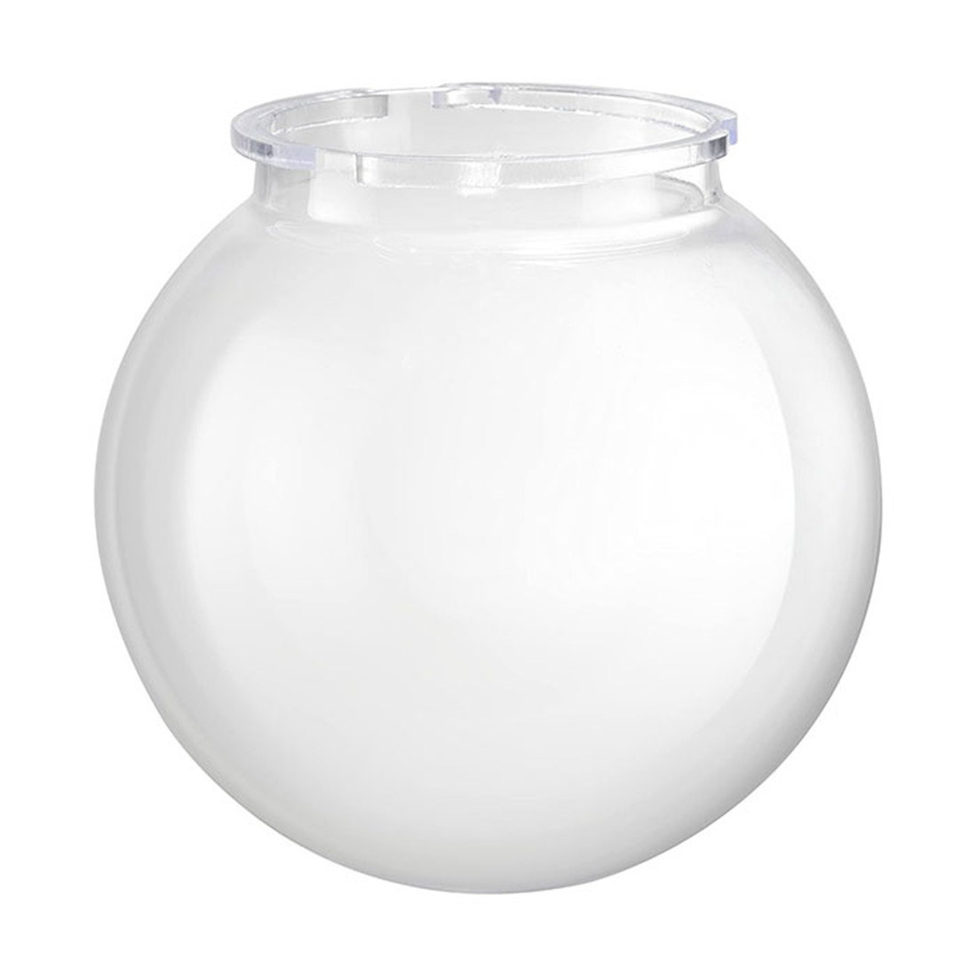D15cm D20cm D25cm Twist Lock Neck Clear Acrylic Shade Replacement Post Globe Cover with 9.2cm Opening for Outdoor Pathway Lamp