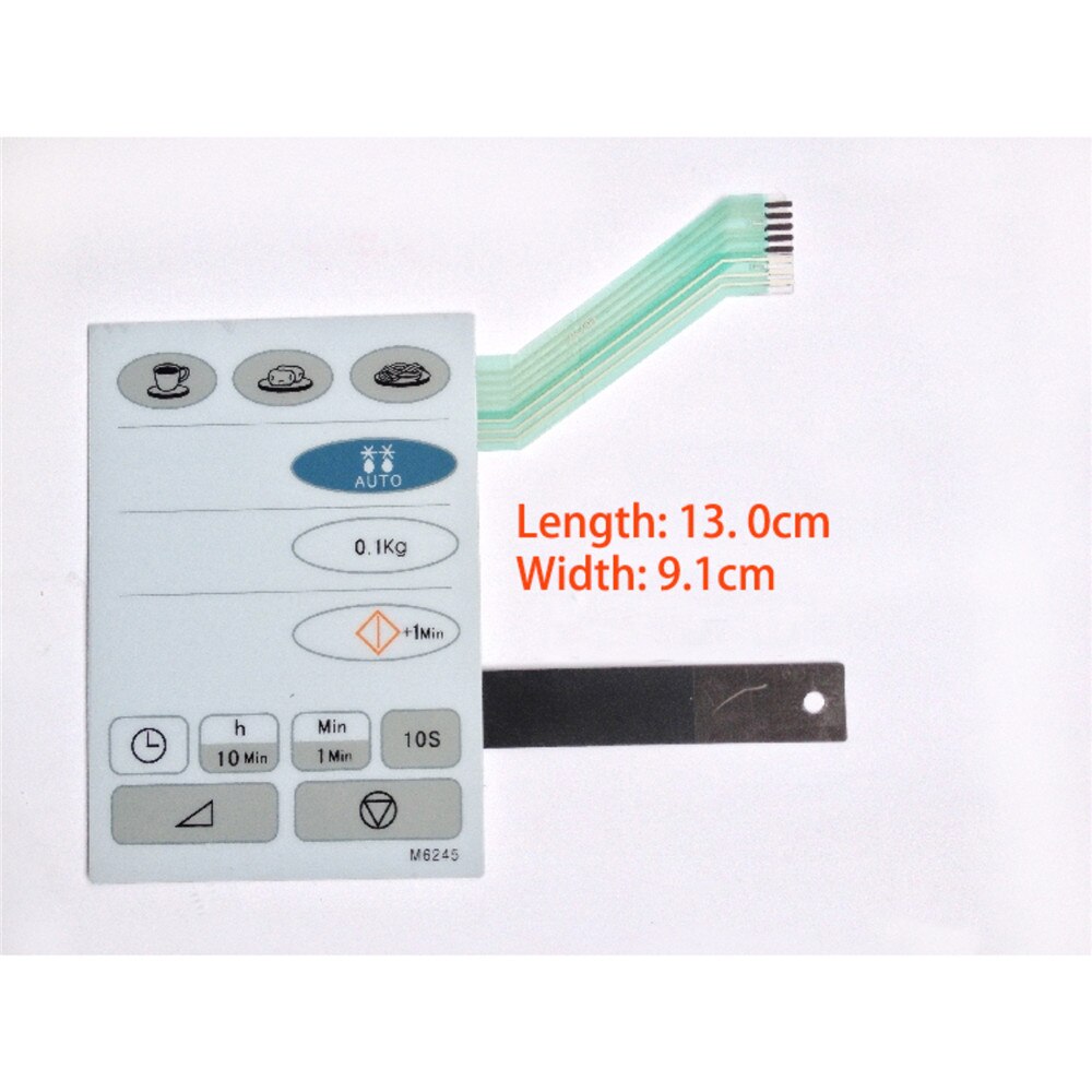 Bouton tactile de panneau de contact de panneau de Membrane pour des pièces de réparation de four à micro-ondes de Samsung M6245