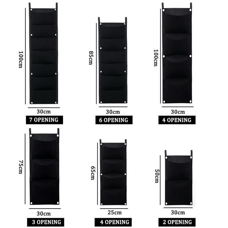 Garden Wall Hanging Planting Bags Green Plant Grow Planter Vertical vegetable Garden Decoration Supplies Plants Bags