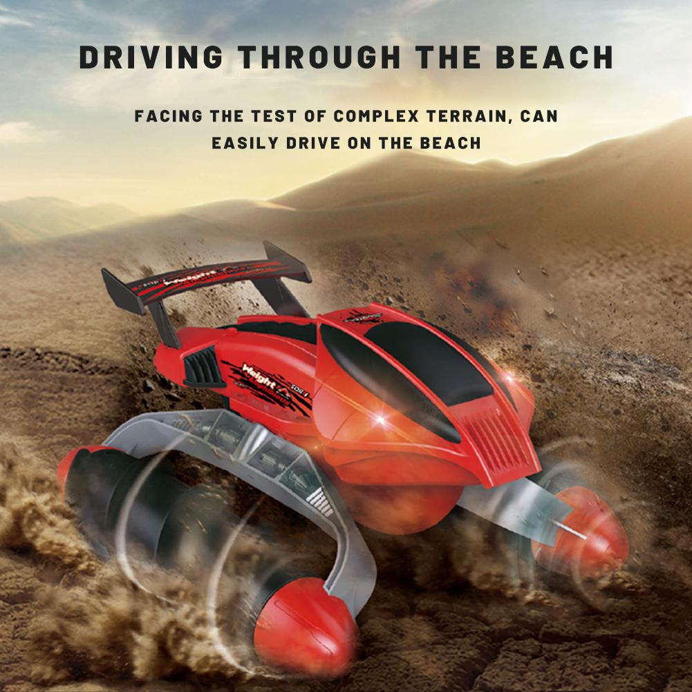 2.4G Rc Auto Elektrische Roterende Stunt Rc Auto High Speed Spinning Stunt Machine Auto Speelgoed Met Afstandsbediening Water voertuig Speelgoed