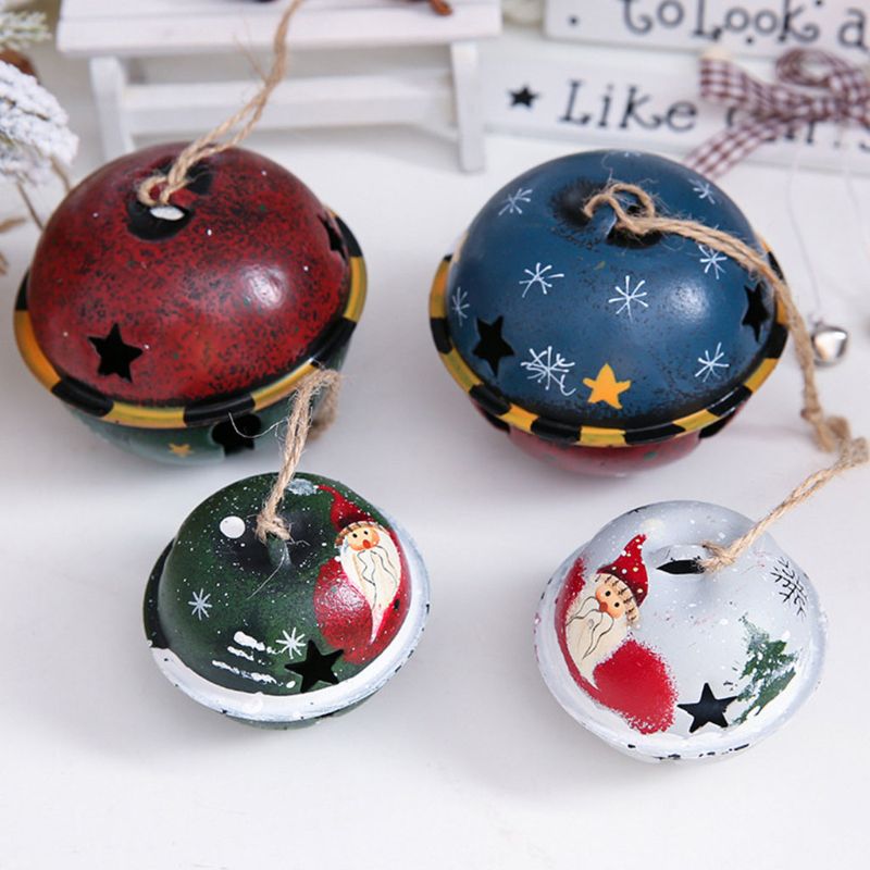 1 pieza de cascabeles navideños Jingle Bells árbol de Navidad decoración colgantes artesanales 667A