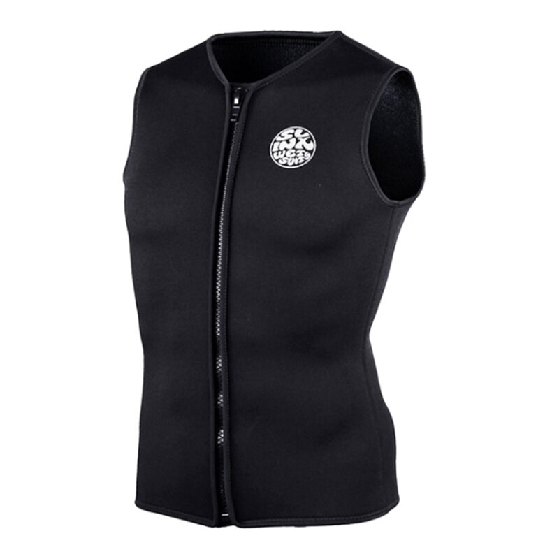 Traje de baño sin mangas de neopreno de 3mm Unisex para buceo surf natación navegar al aire libre