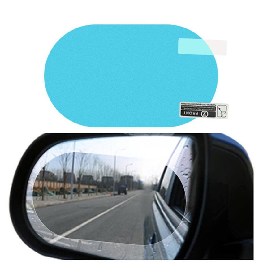 Auto achteruitkijkspiegel beschermfolie Auto Anti Water Mist Film Anti Fog Regendicht Achteruitkijkspiegel Beschermfolie augu14