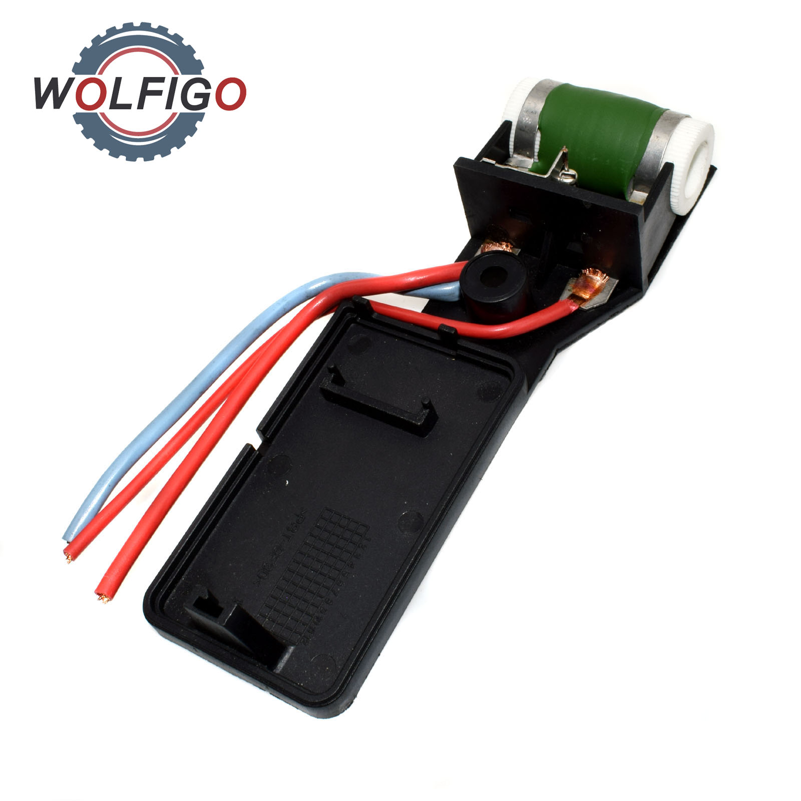 WOLFIGO Engine Cooling Fan Motor Blower Motor Resistor Radiator For Mini Cooper 2003 2004 2005 2006 2007 17117541092R