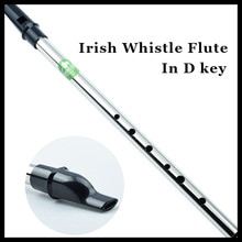 Irische pfeife flöte irland musikinstrument pennywhistle tin whistle und flauta metall mini tin whistle d-taste
