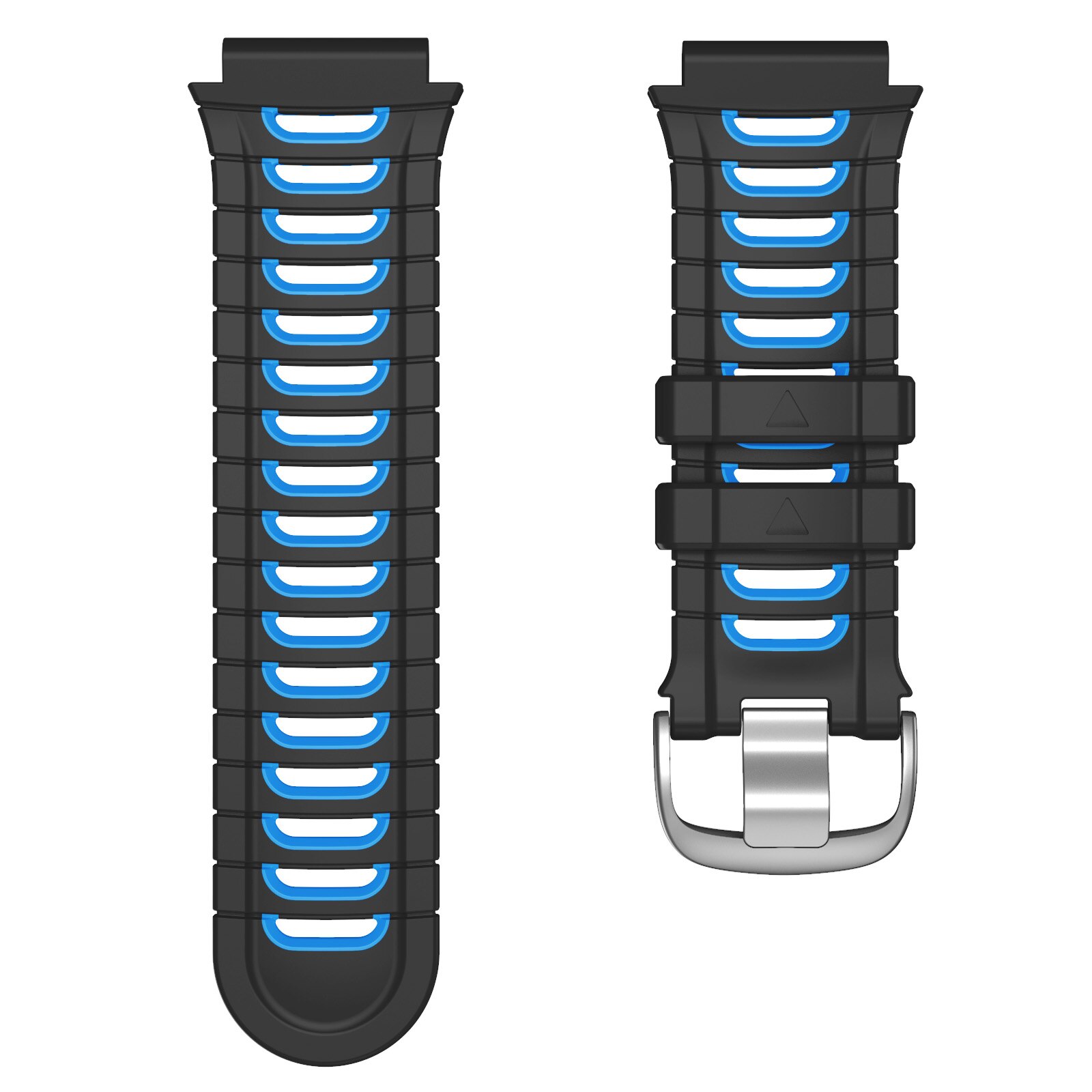 ANBEST banda de reloj de silicona para Garmin Forerunner 920XT de reemplazo de pulsera para reloj deportivo: Black Blue