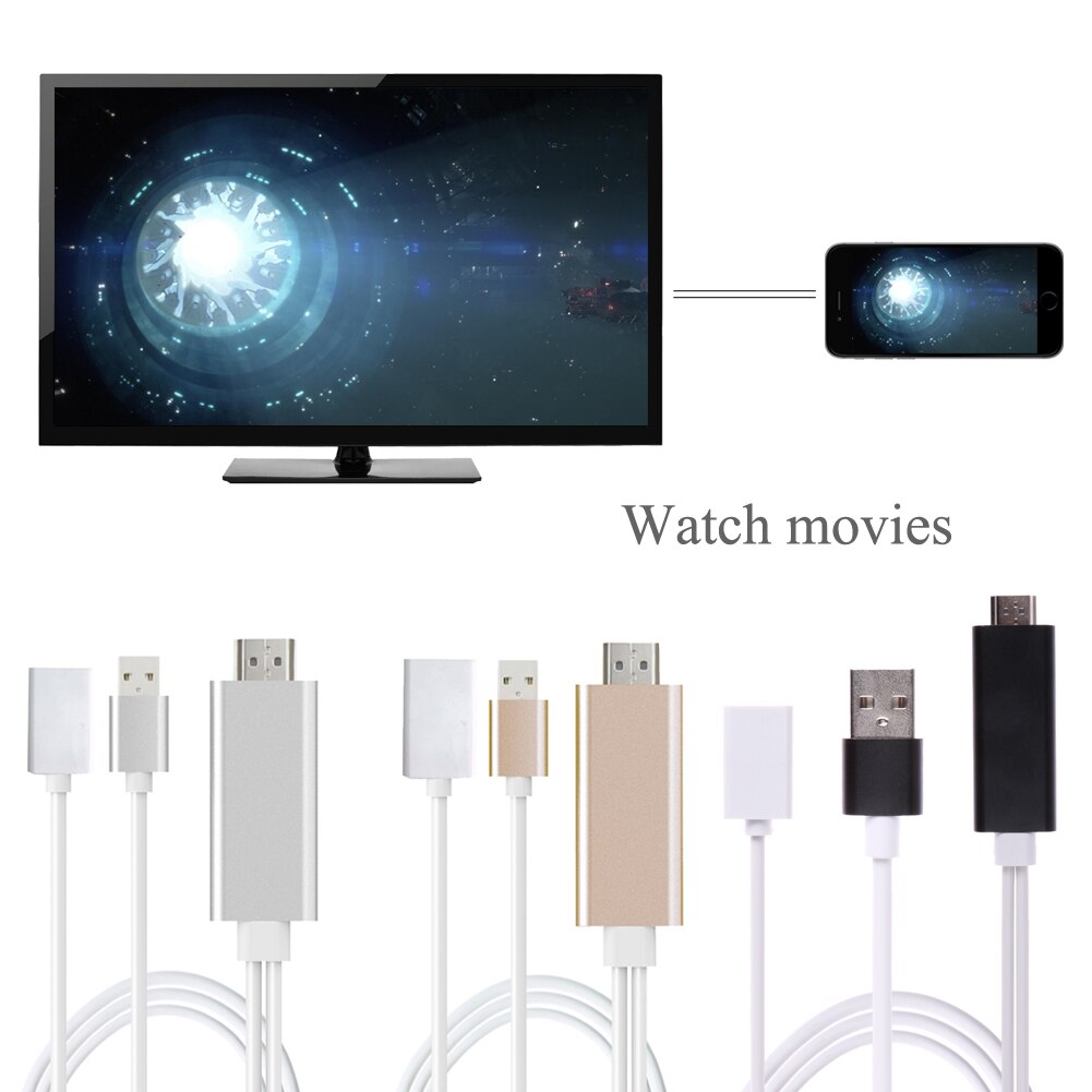 Bildschirmvideo  to 1080p kabel mit hdmi-anschluss für iphone 5/5s / 6/6, 6/6 s/s und -122175