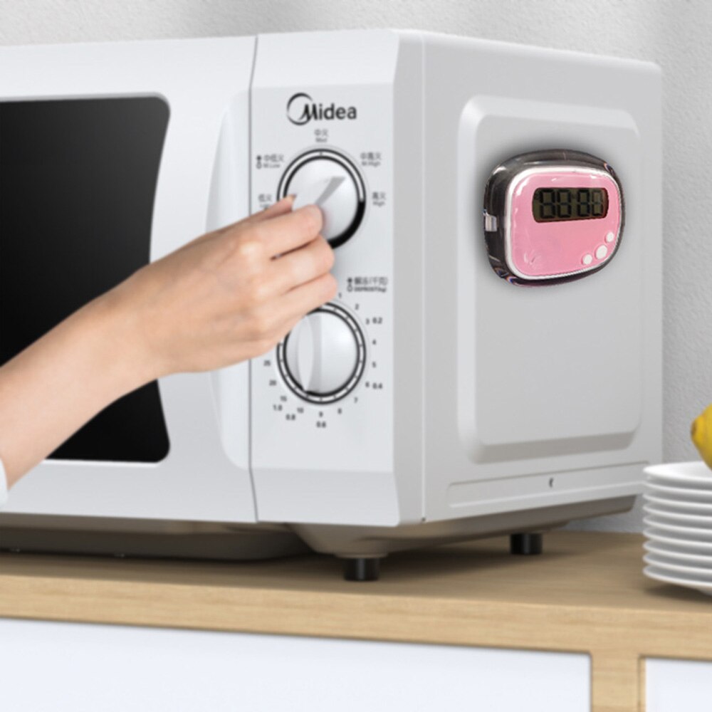 LED Digital Kitchen Timer Countdown Alarm Clock For Home Cooking Cook Food Tools Time Counter Magnetic Backing Stand Accessories