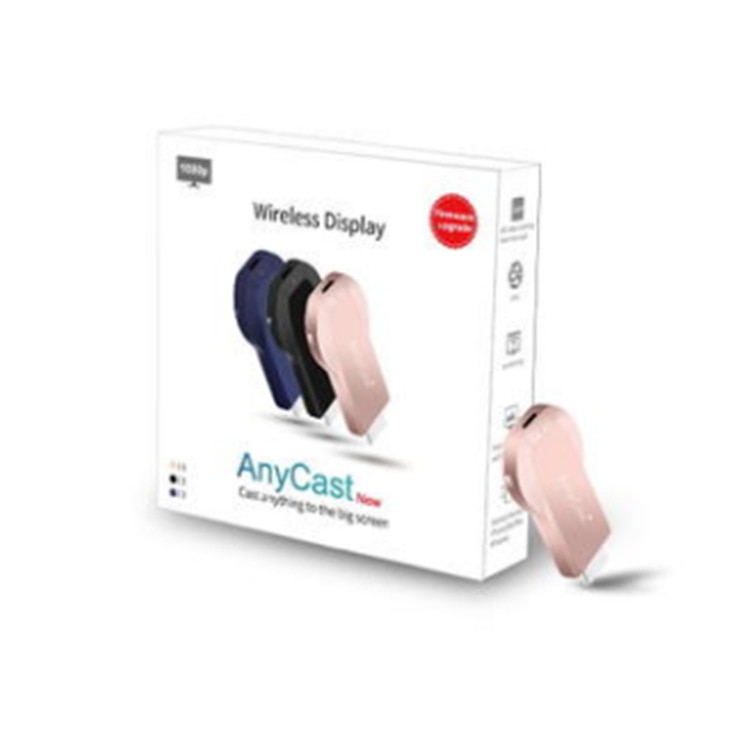 Venta directa de fábrica Anycast inalámbrico Push Pantalla de teléfono móvil Multi-pantalla espejo interactivo imagen HDMI pantalla Dongle