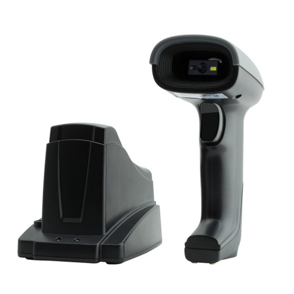 Draadloze 2D Barcode Scanner Supermarkt Psp Barcode Bar Code Scanner Reader Qr PDF417 Data