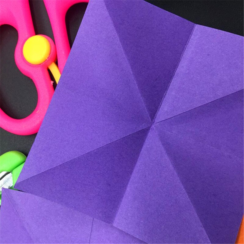 Uno a cuatro Origami papel de doble cara de colores artesanía cuadrado surtido DIY doblado herramientas para papel reciclado hojas de papel de varios tamaños