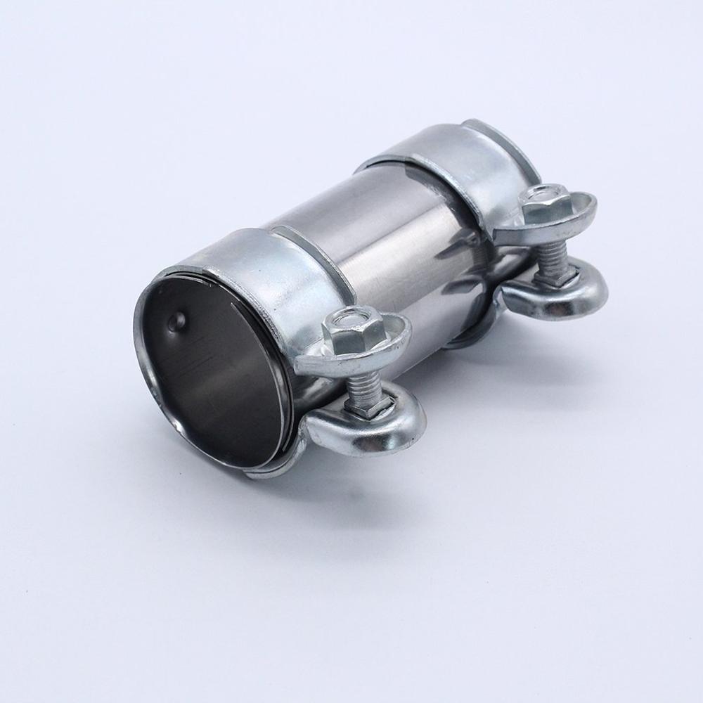 Exhaust Pipe Sleeve Connector Fixture Exhaust Clamp For 2.25" Exhaust Systems Only Exhaust Pipe Clamp