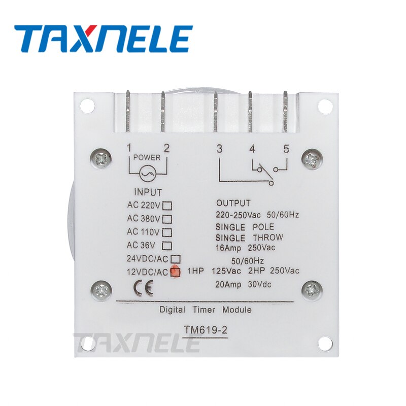 Digital Timer Switch TM619 AC220V 16A Weekly Programmable Time Switch Relay LCD Timer Hour Minute Count