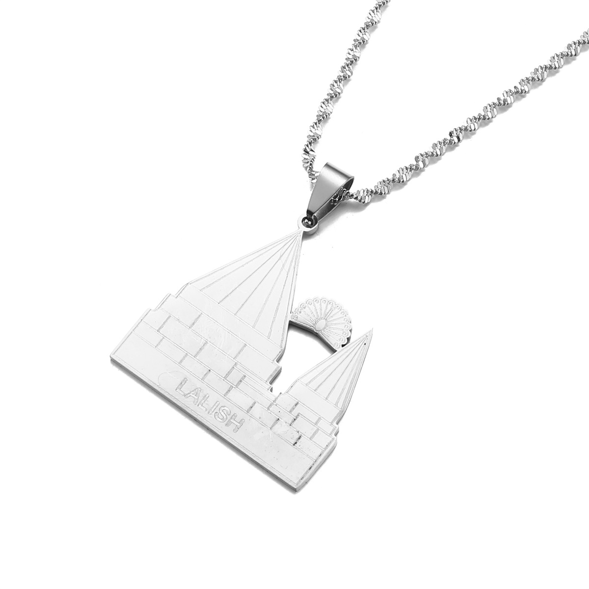 Yezidi Lalish Peacock Pendant Holiest Temple Of The Yazidis collane per donna uomo ragazza gioielli: Argento placcato