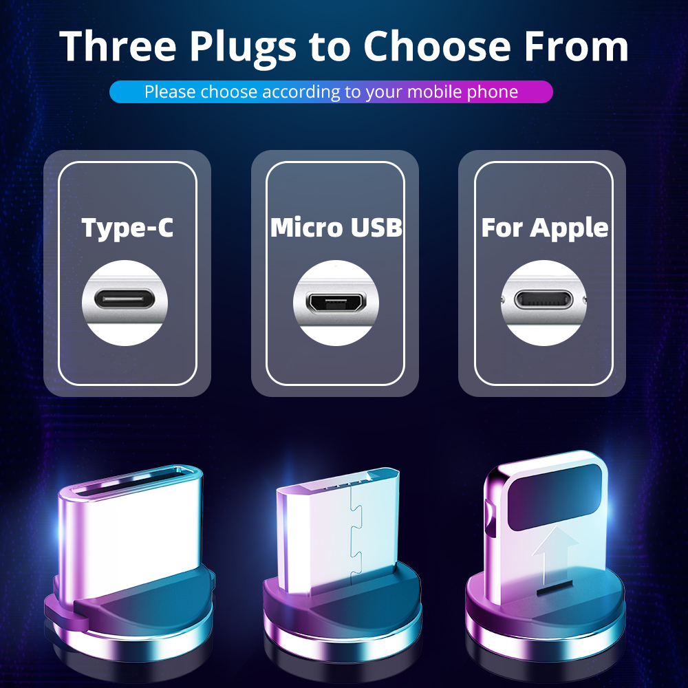 Magnetyczny adapter kablowy Kabel do telefonu komórkowego Wtyczki przeciwpyłowe Micro USB typu C Magnetyczne końcówki do złącza ładowarki magnetycznej Iphone