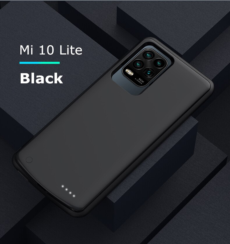 Batterie Ladegerät Fällen Für Xiaomi Mi 10 Ultra Ladung fallen 6800mAh Sicherung Energie Bank Abdeckung für Mi10 Profi Mi 10 Lite Batterie Abdeckung: Rose