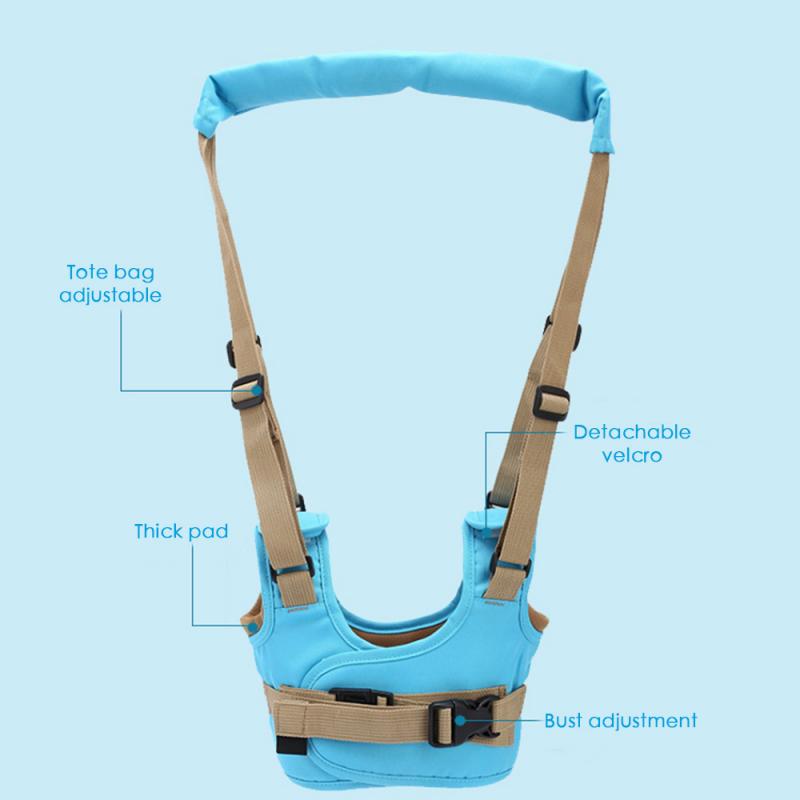 Trotteur sac à dos harnais pour bébé | Harnais Assistant sac à dos pour enfants Assistant apprentissage rênes de sécurité marchette, laisse