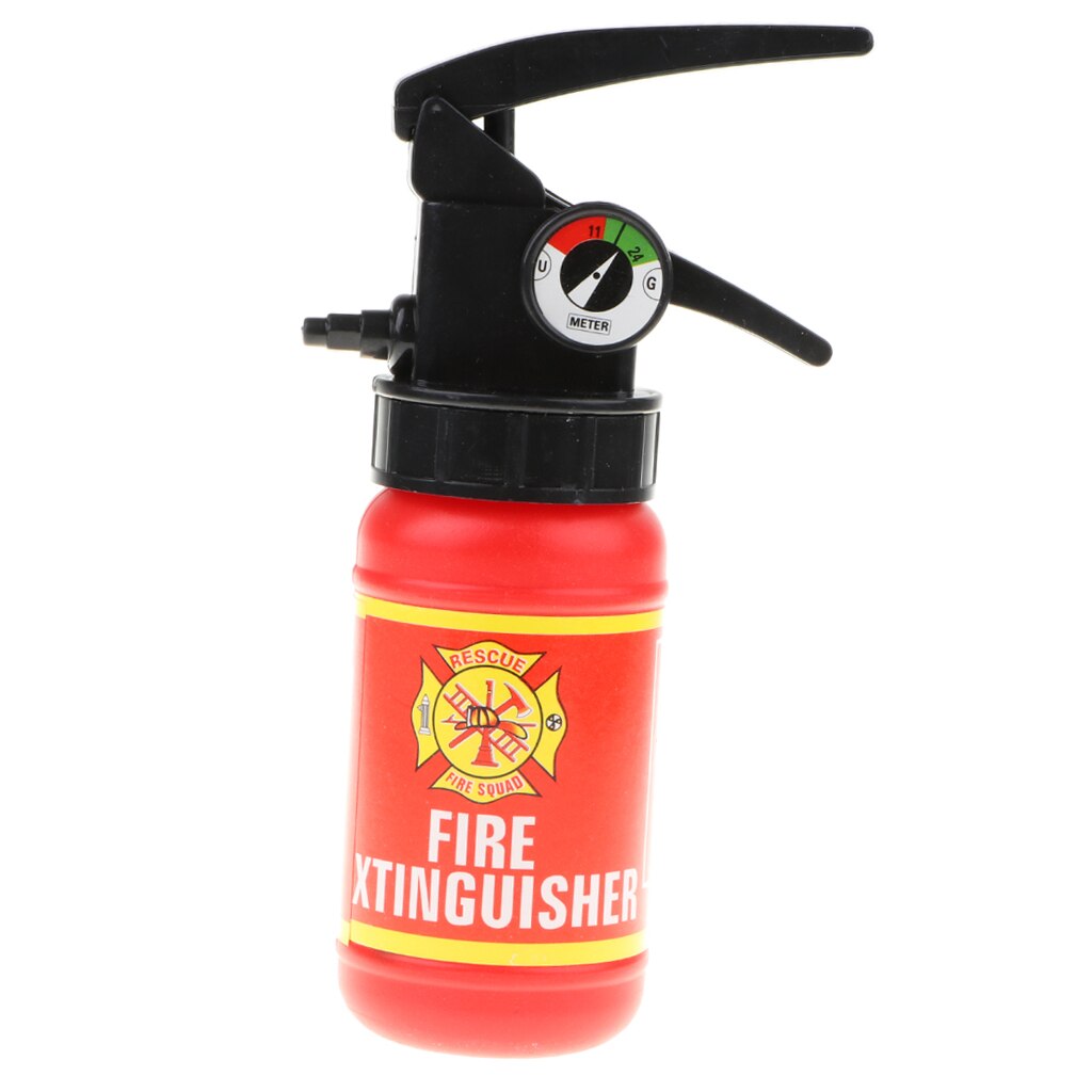 Kids Fireman Costume Fire Extinguisher Toy Boy Pretend Halloween Fancy Dress